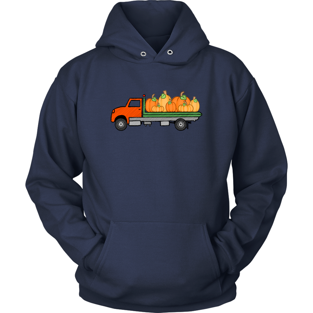 Pumpkin Flatbed Tow Truck Shirt