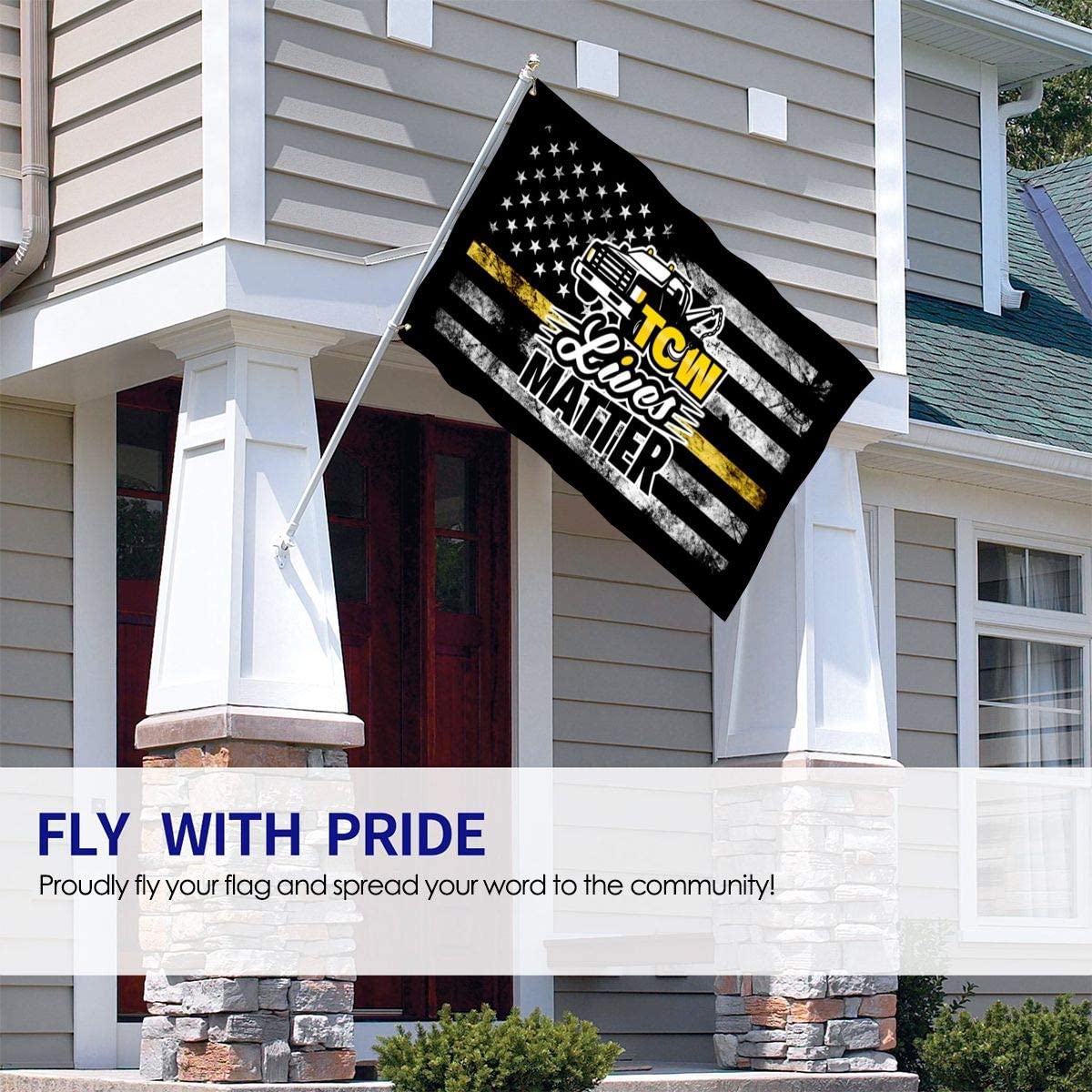 #Towlivesmatter Flag - Premium Quality