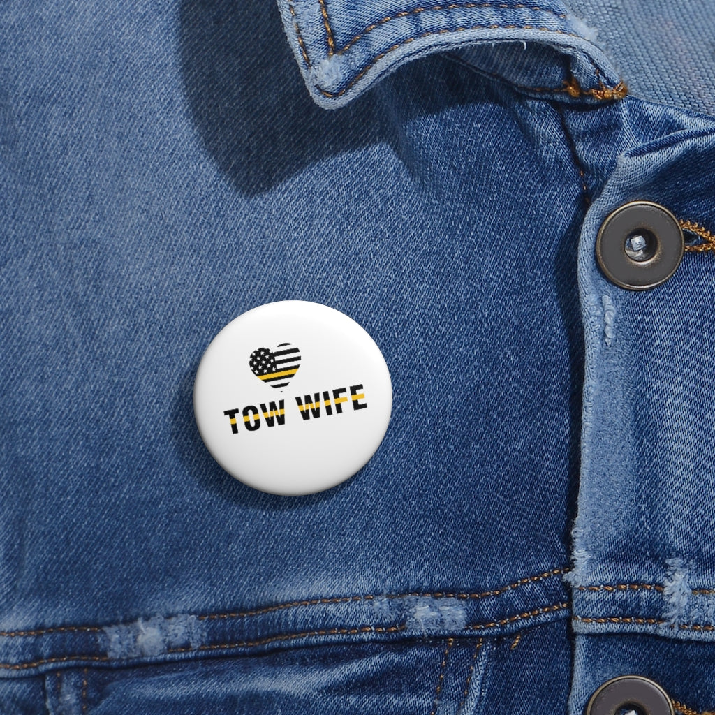 Tow Wife Pin Buttons