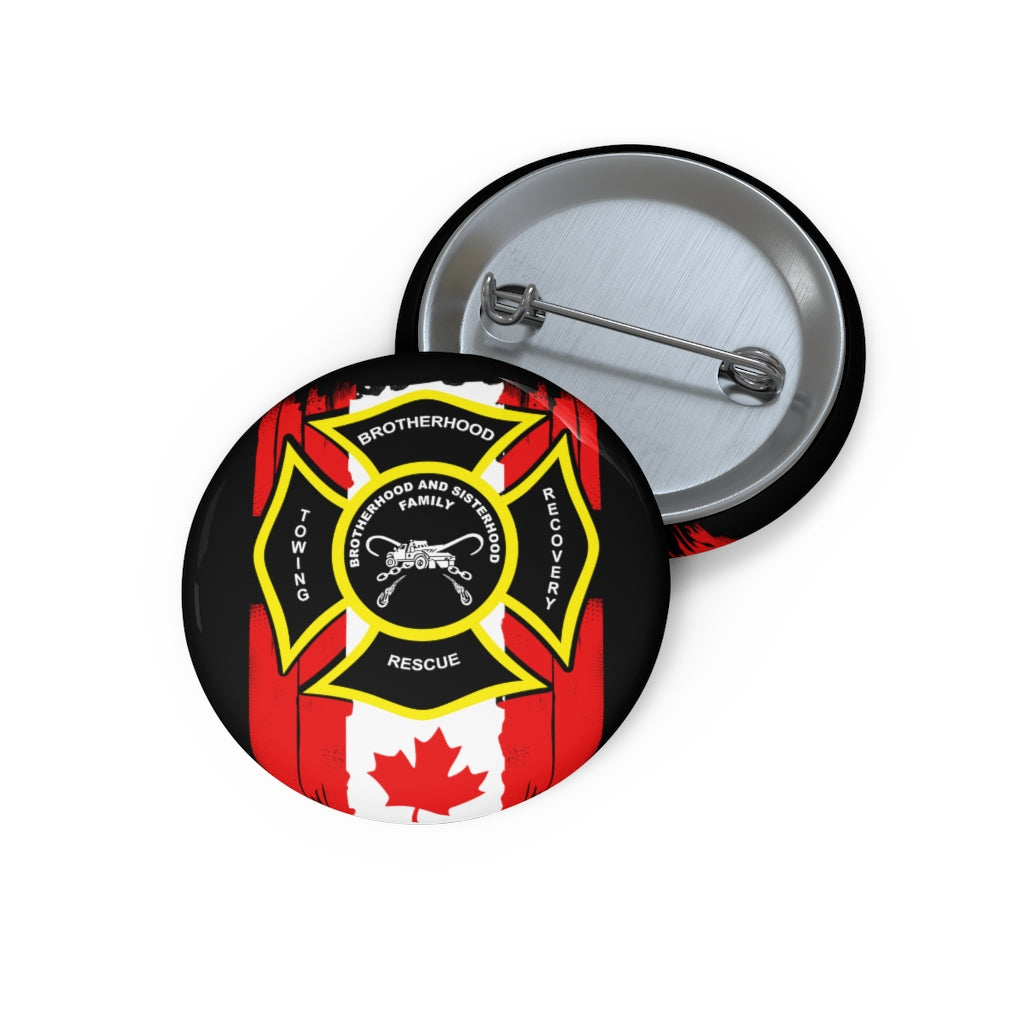 Towing Canadian Pin Buttons