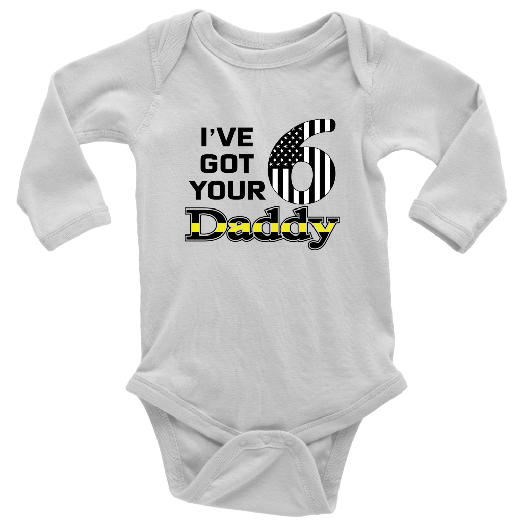 I've Got Your 6 Daddy Baby Onesie