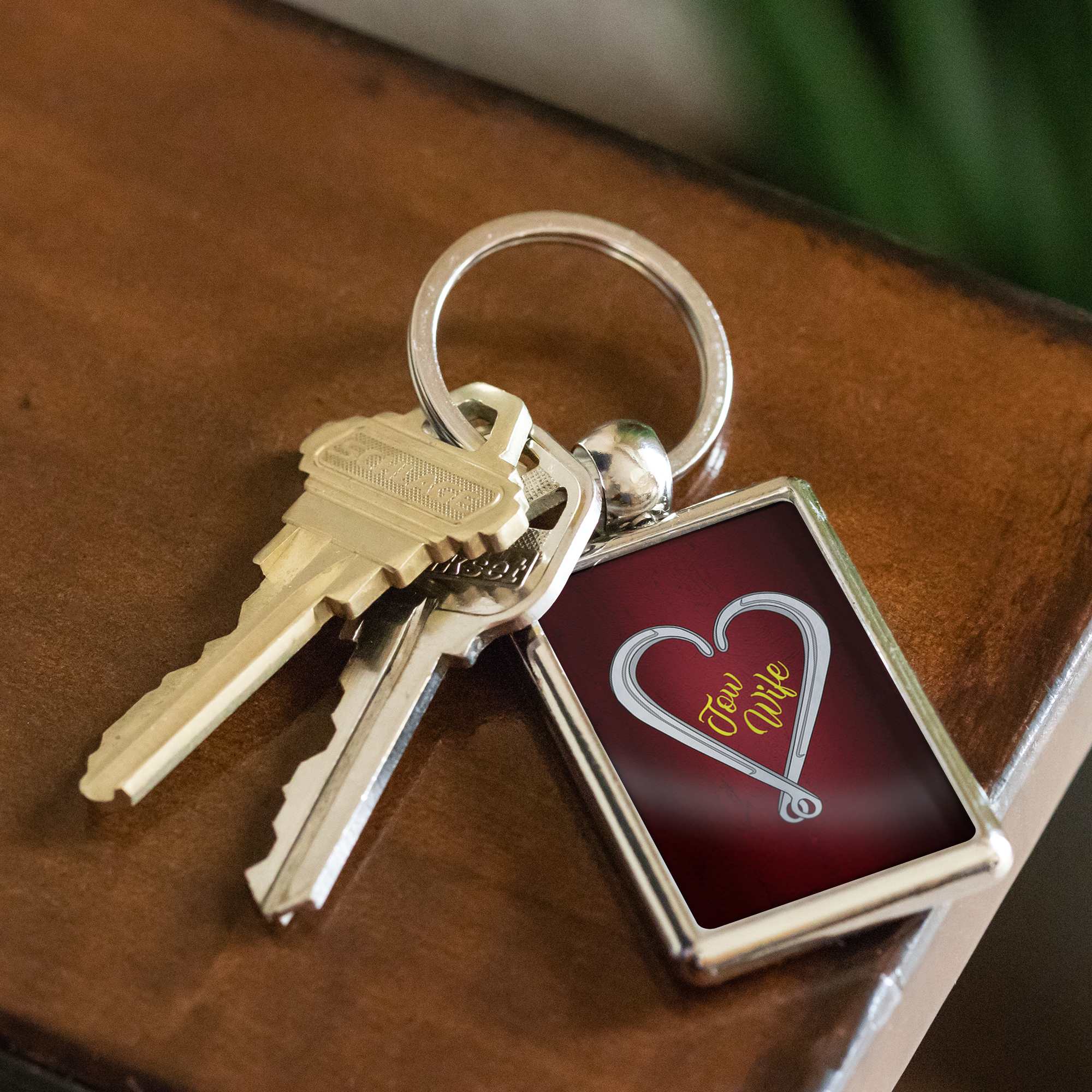 Proud Tow Wife Keychain