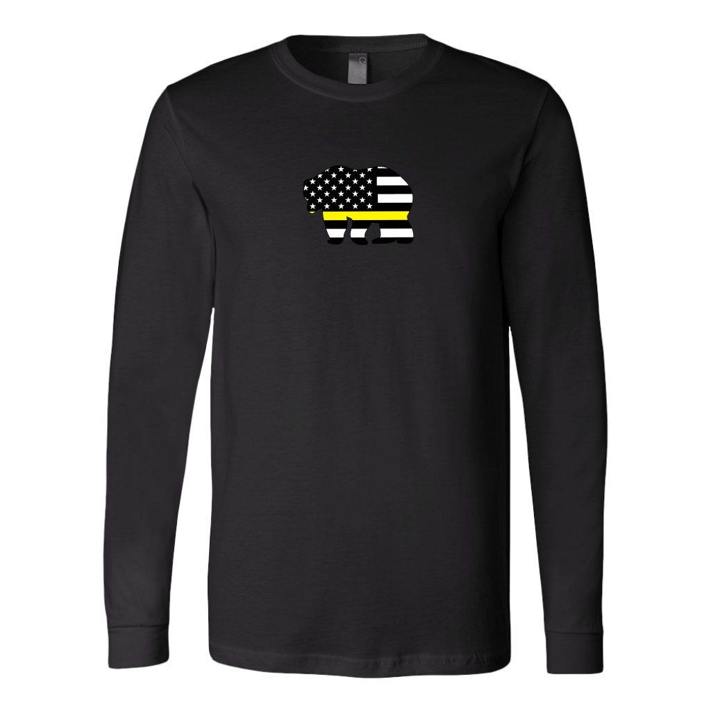 Thin Yellow Line Badge Bear Shirt