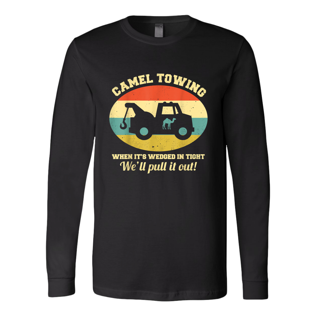 Camel Towing Retro Humor Saying Hoodie