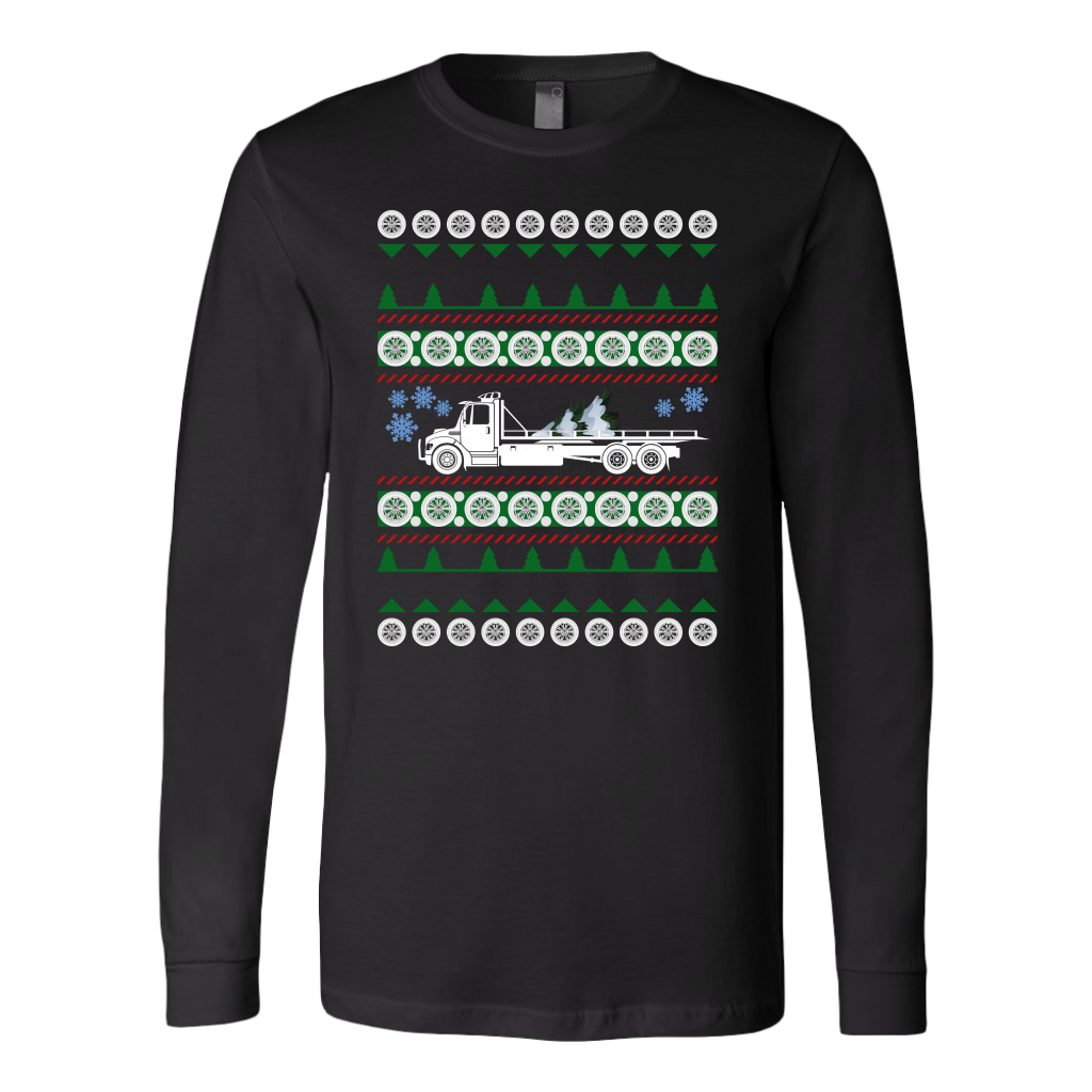 PROUD TOW TRUCK OPERATOR UGLY CHRISTMAS SWEATER