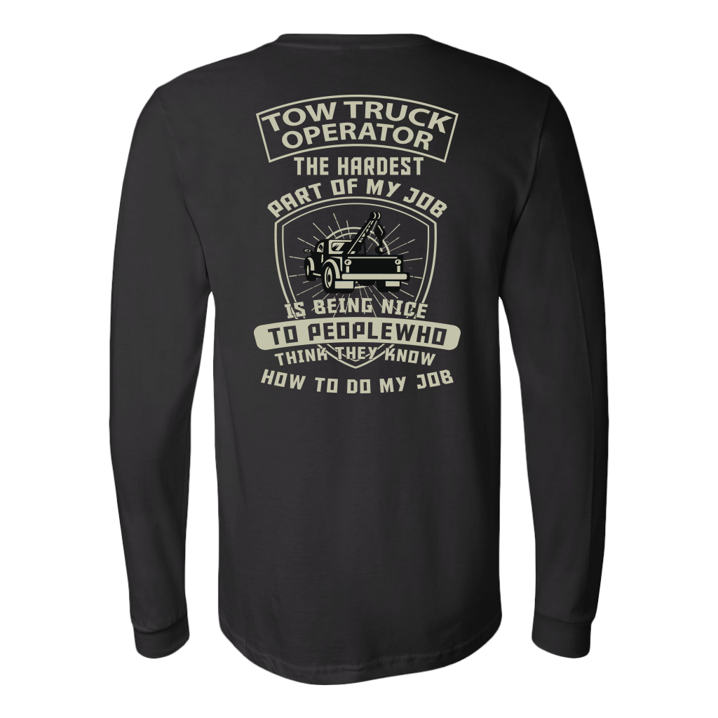 Proud Tow Truck Operator Shirt