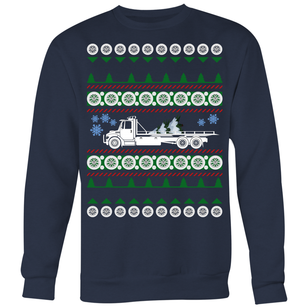 PROUD TOW TRUCK OPERATOR UGLY CHRISTMAS SWEATER