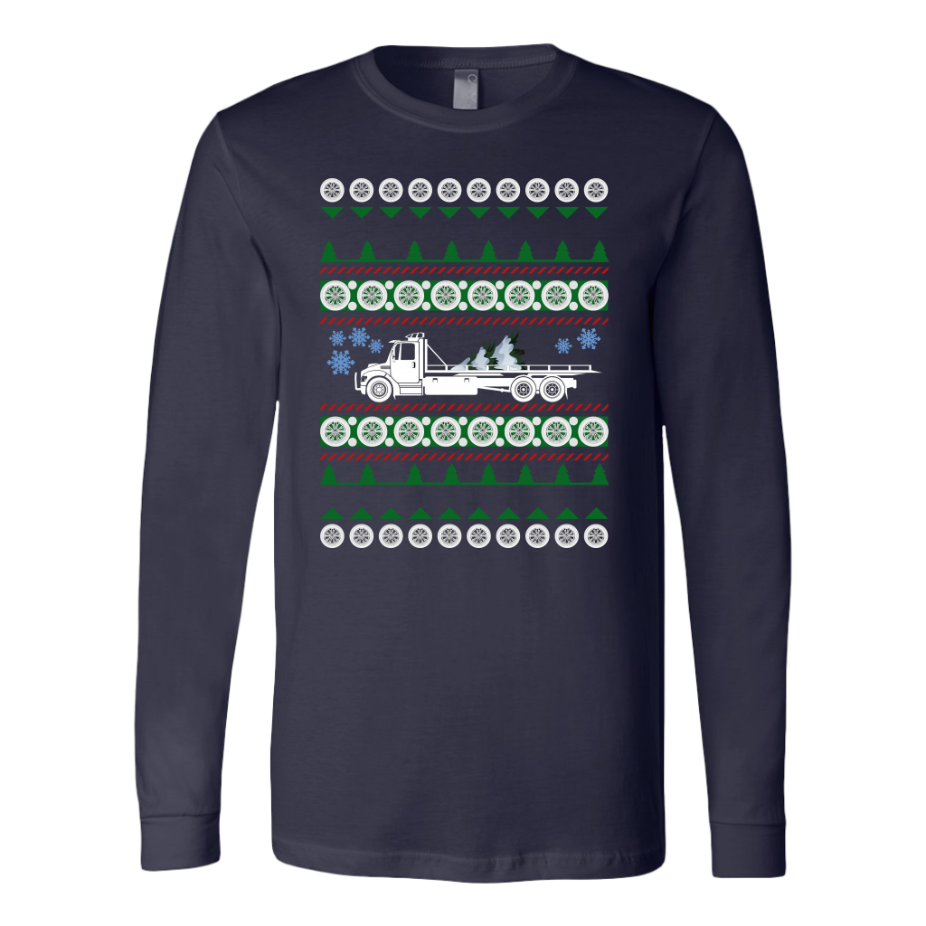 PROUD TOW TRUCK OPERATOR UGLY CHRISTMAS SWEATER