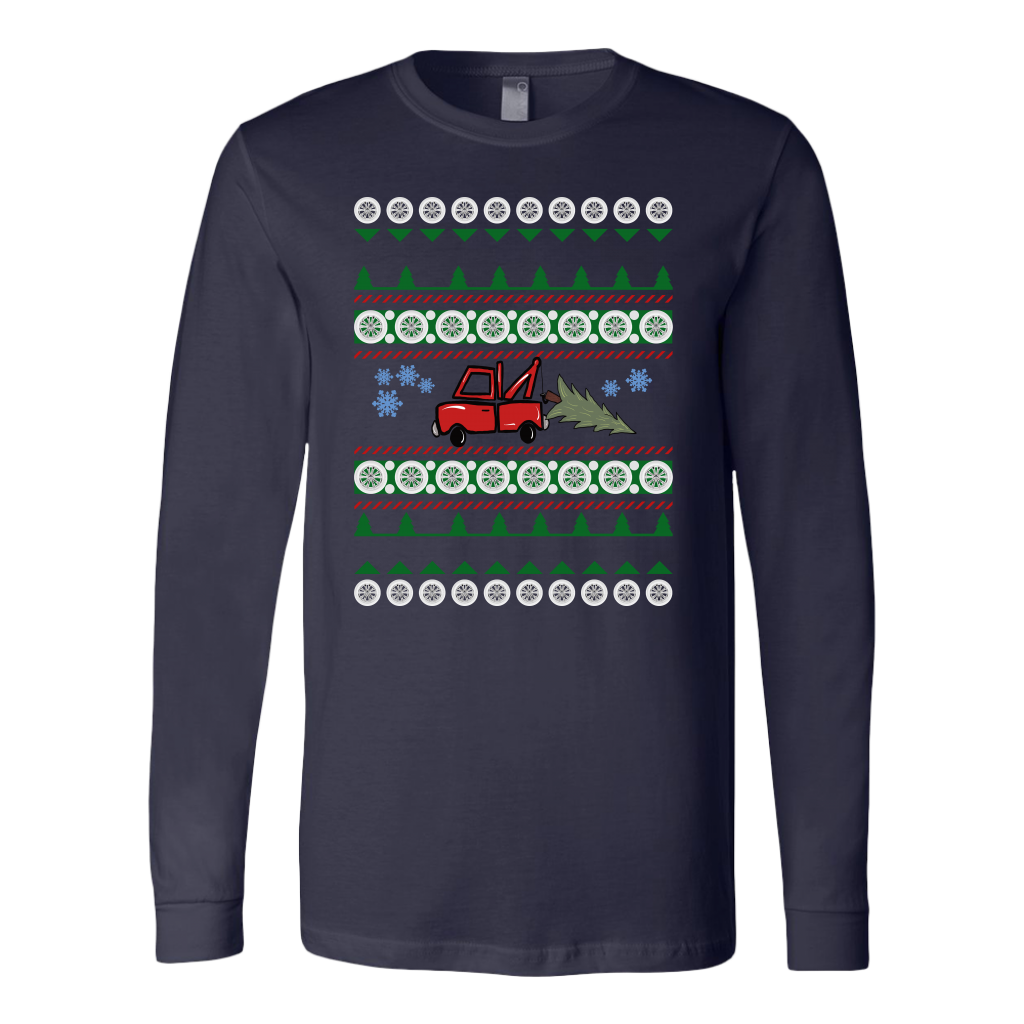 PROUD TOW TRUCK OPERATOR UGLY CHRISTMAS SWEATER