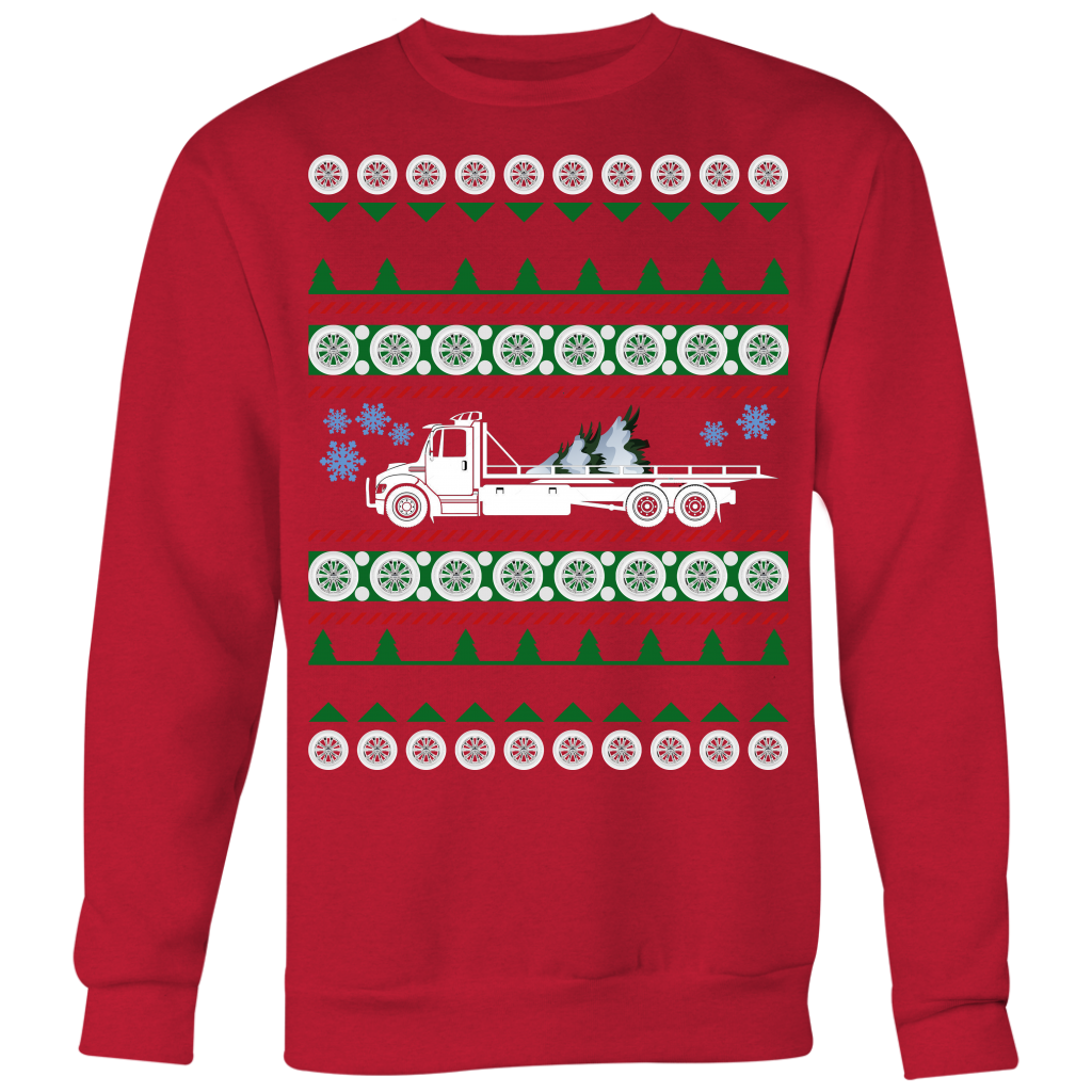 PROUD TOW TRUCK OPERATOR UGLY CHRISTMAS SWEATER