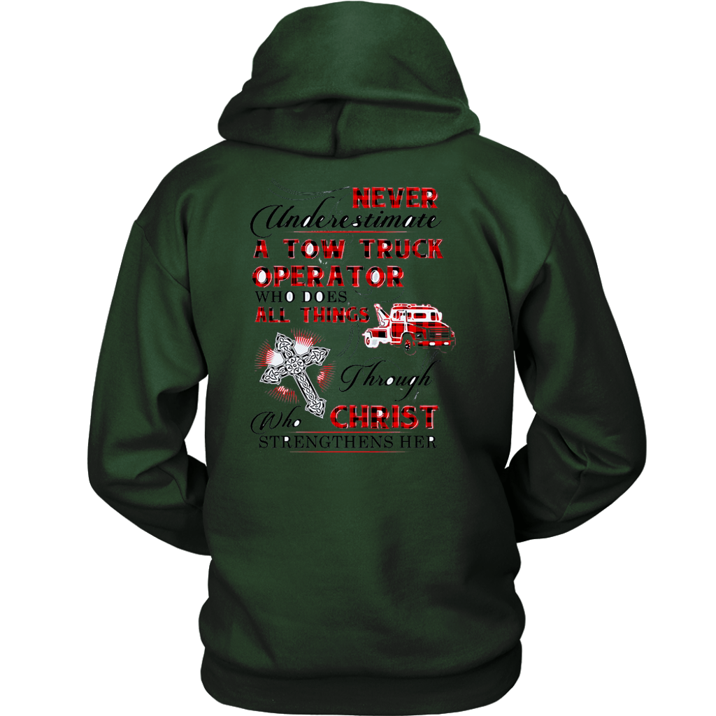 Never Undrestimate A Tow Truck Operator Shirt