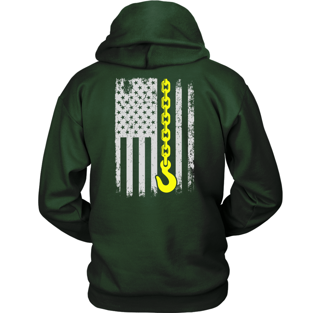 Poud Tow Truck Operator USA Flag Shirt