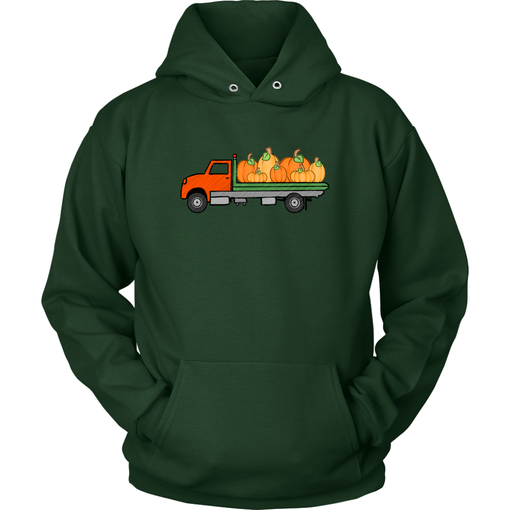 Pumpkin Flatbed Tow Truck Shirt