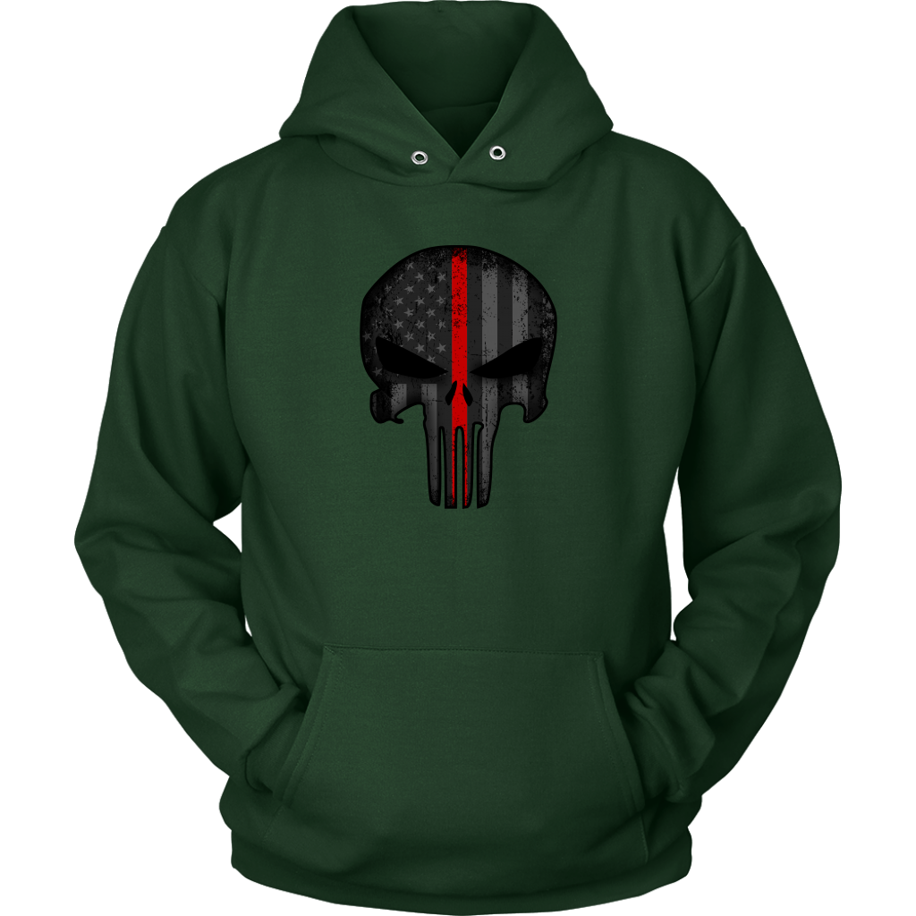 Thin Red Line Skull Shirt