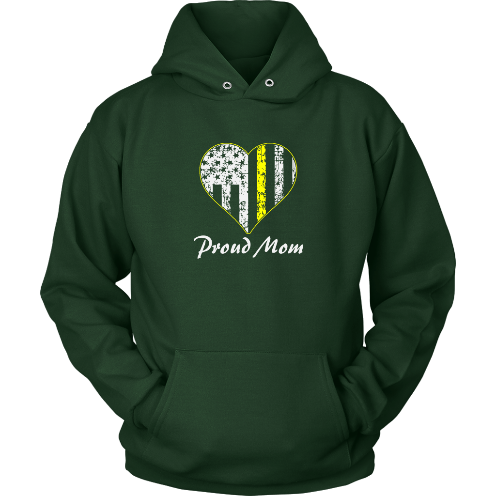 Proud Dispatcher Mom Thin Yellow Line Shirt