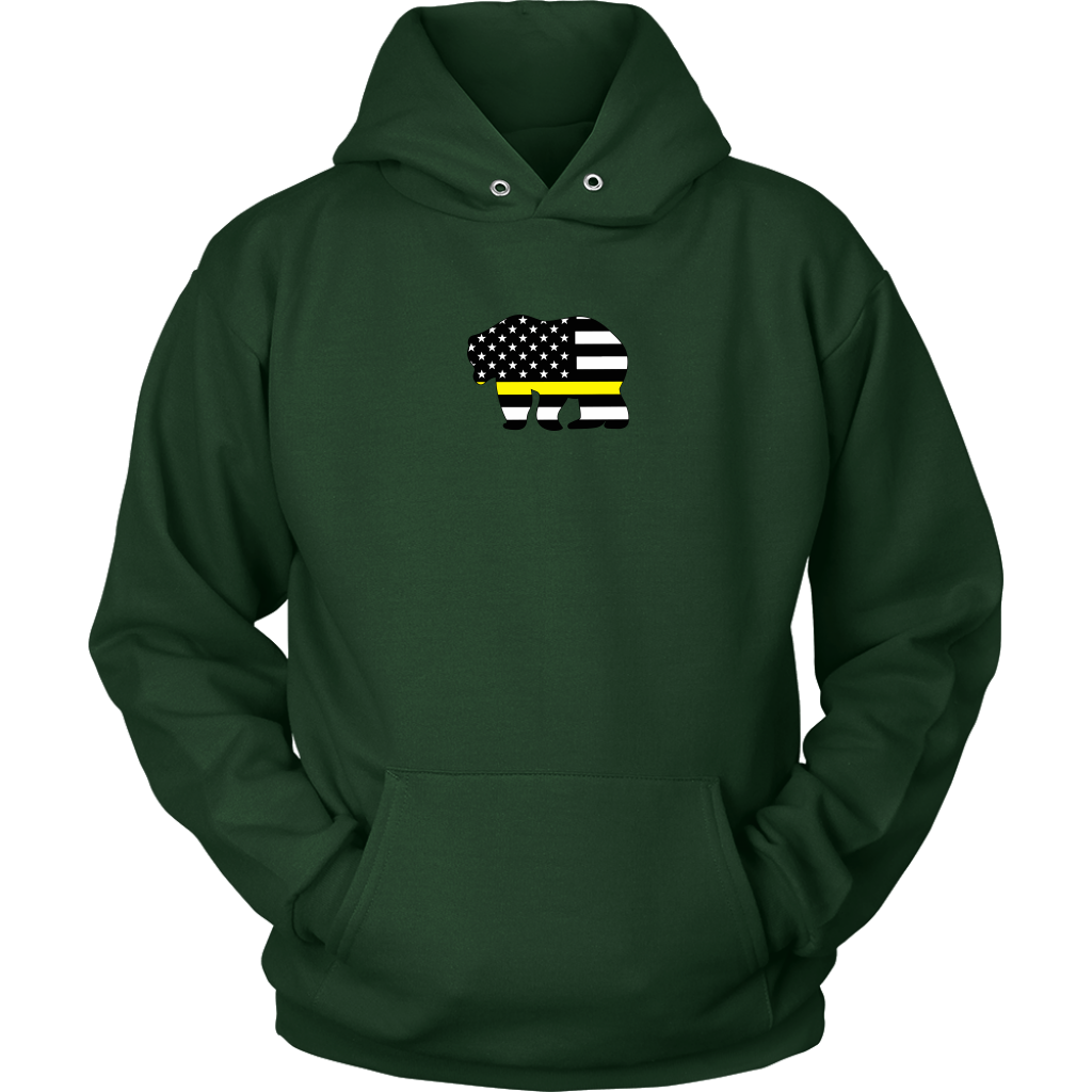 Thin Yellow Line Badge Bear Shirt