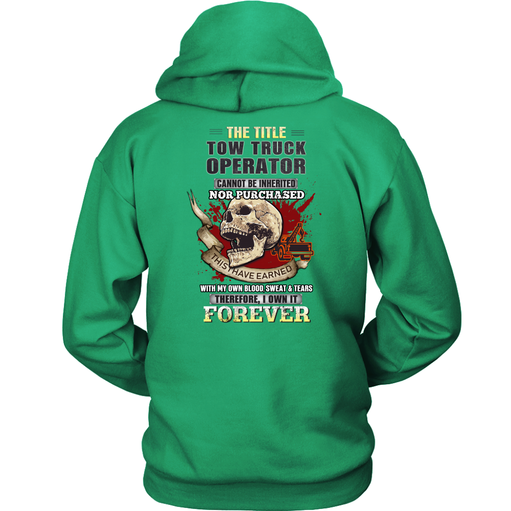 Proud Tow Truck Operator Hoodie