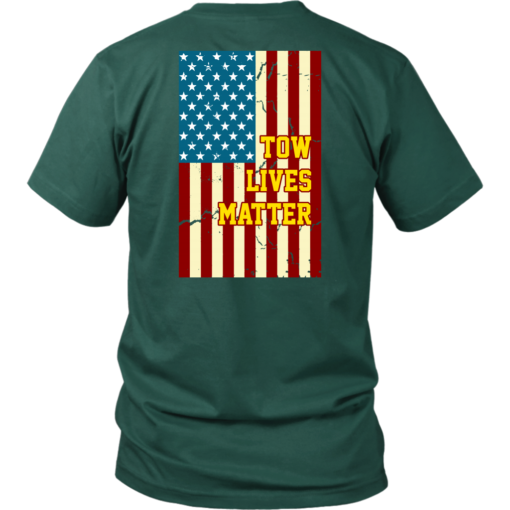 Tow Lives Matter USA Flag