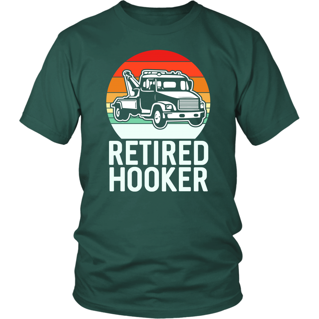 Tow Truck Driver Operator Gift Retired Hooker