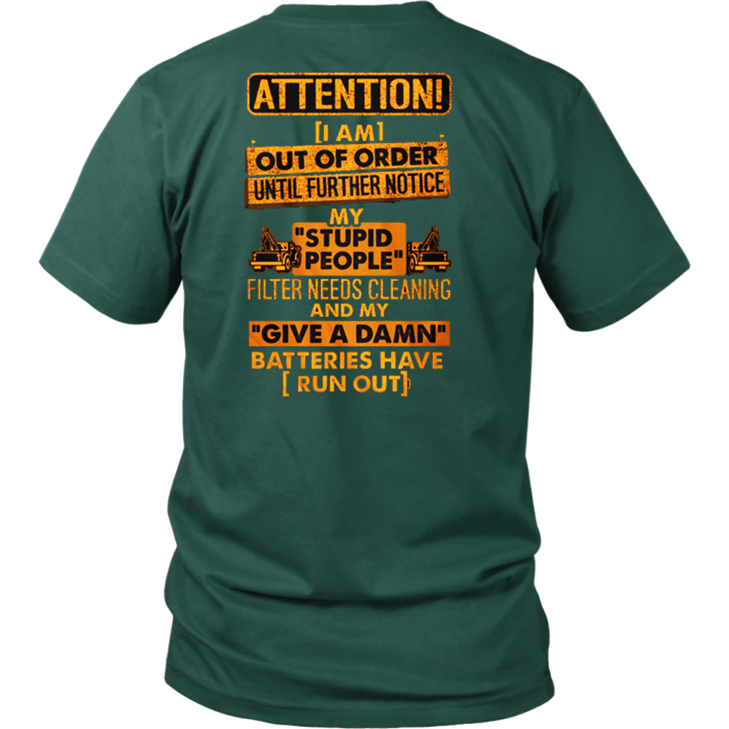 Proud Tow Truck Operator Shirt