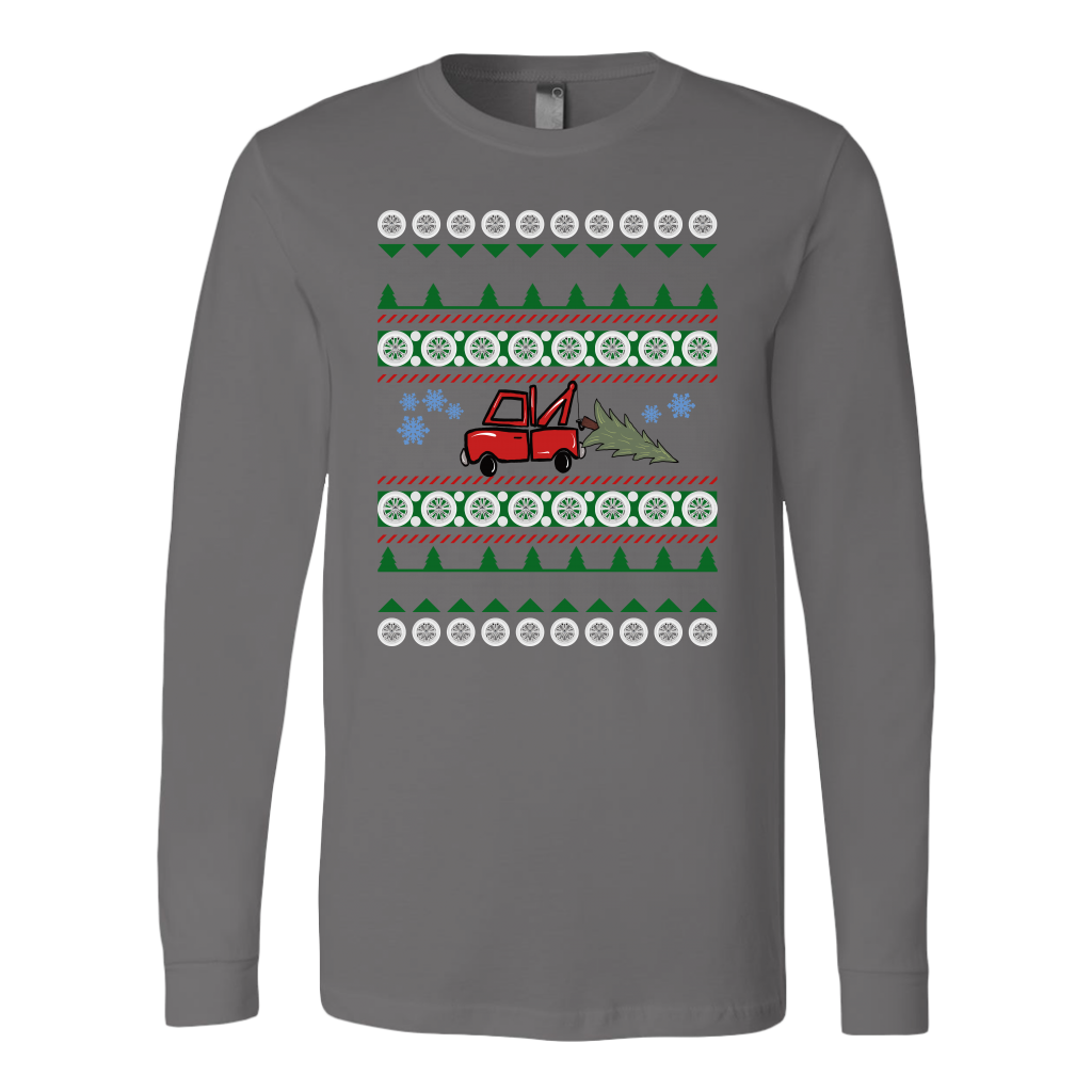 PROUD TOW TRUCK OPERATOR UGLY CHRISTMAS SWEATER