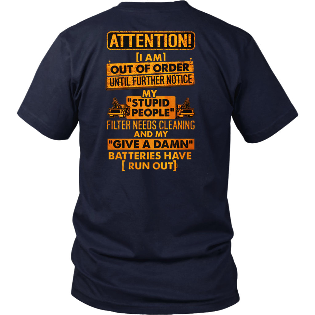Proud Tow Truck Operator Shirt