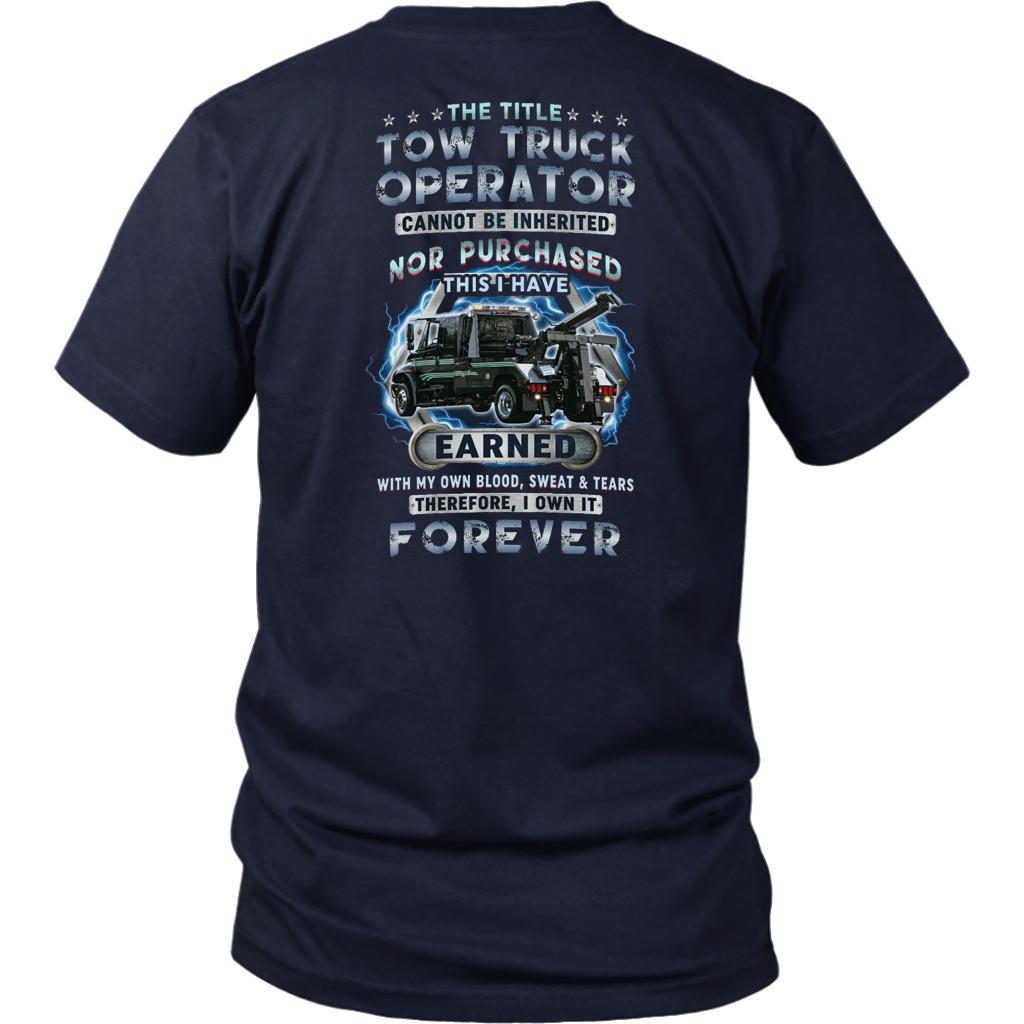 Proud Tow Truck Operator Shirt