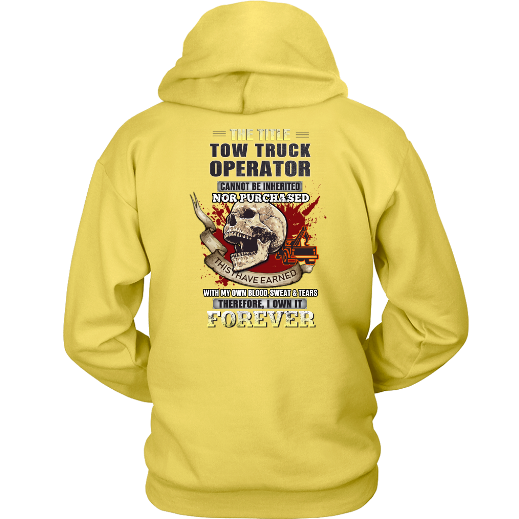 Proud Tow Truck Operator Hoodie