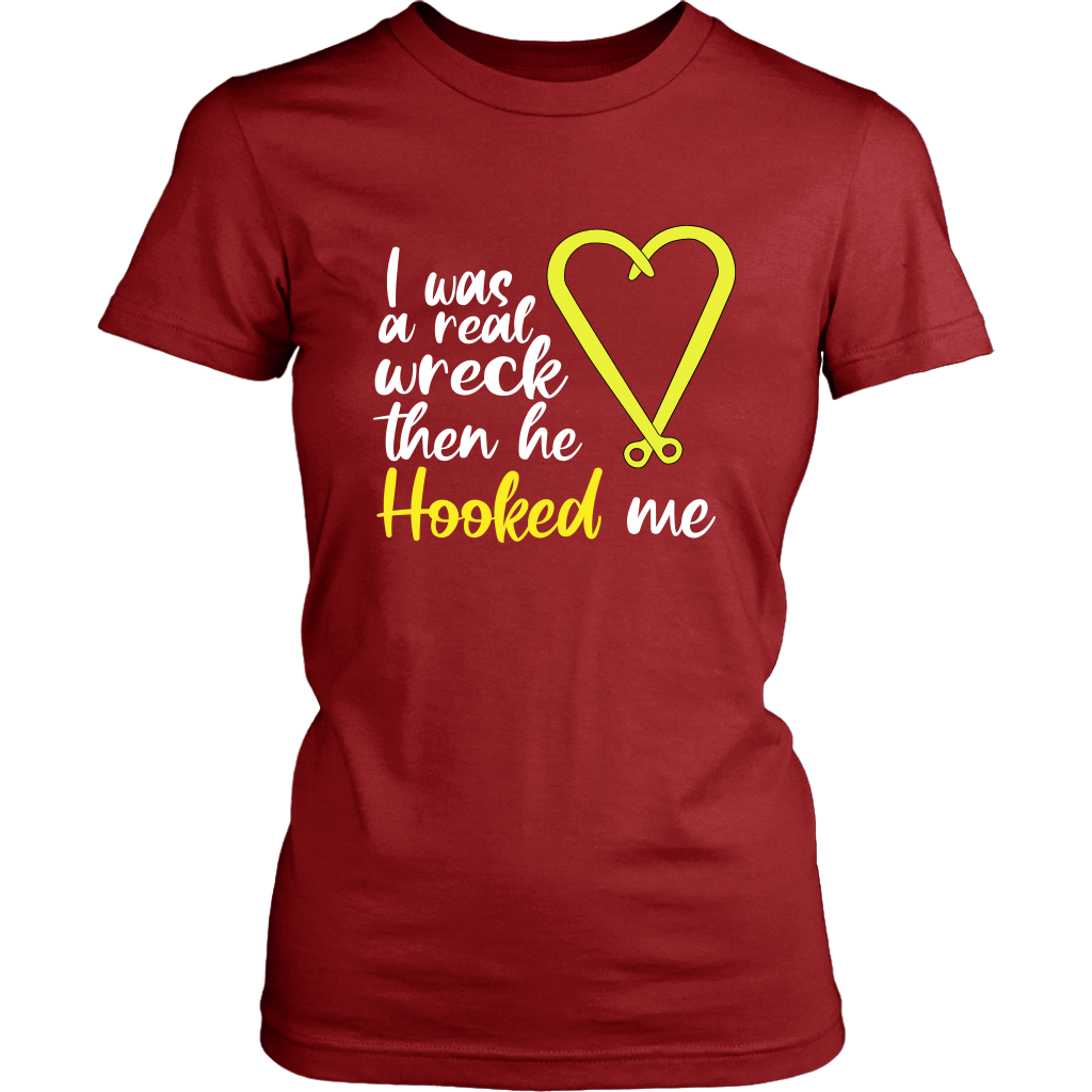 I was reack wrecker then he hooked me Shirt