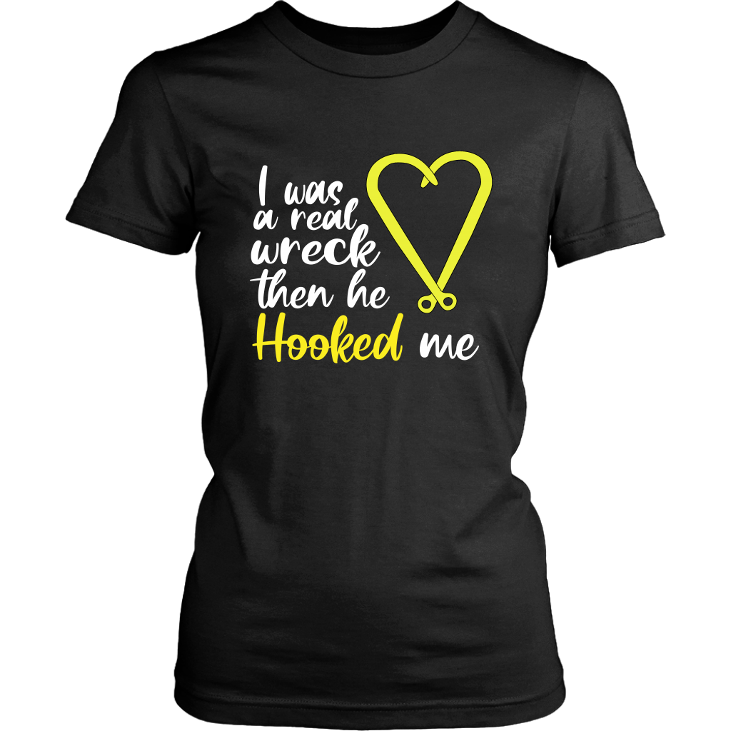 I was reack wrecker then he hooked me Shirt