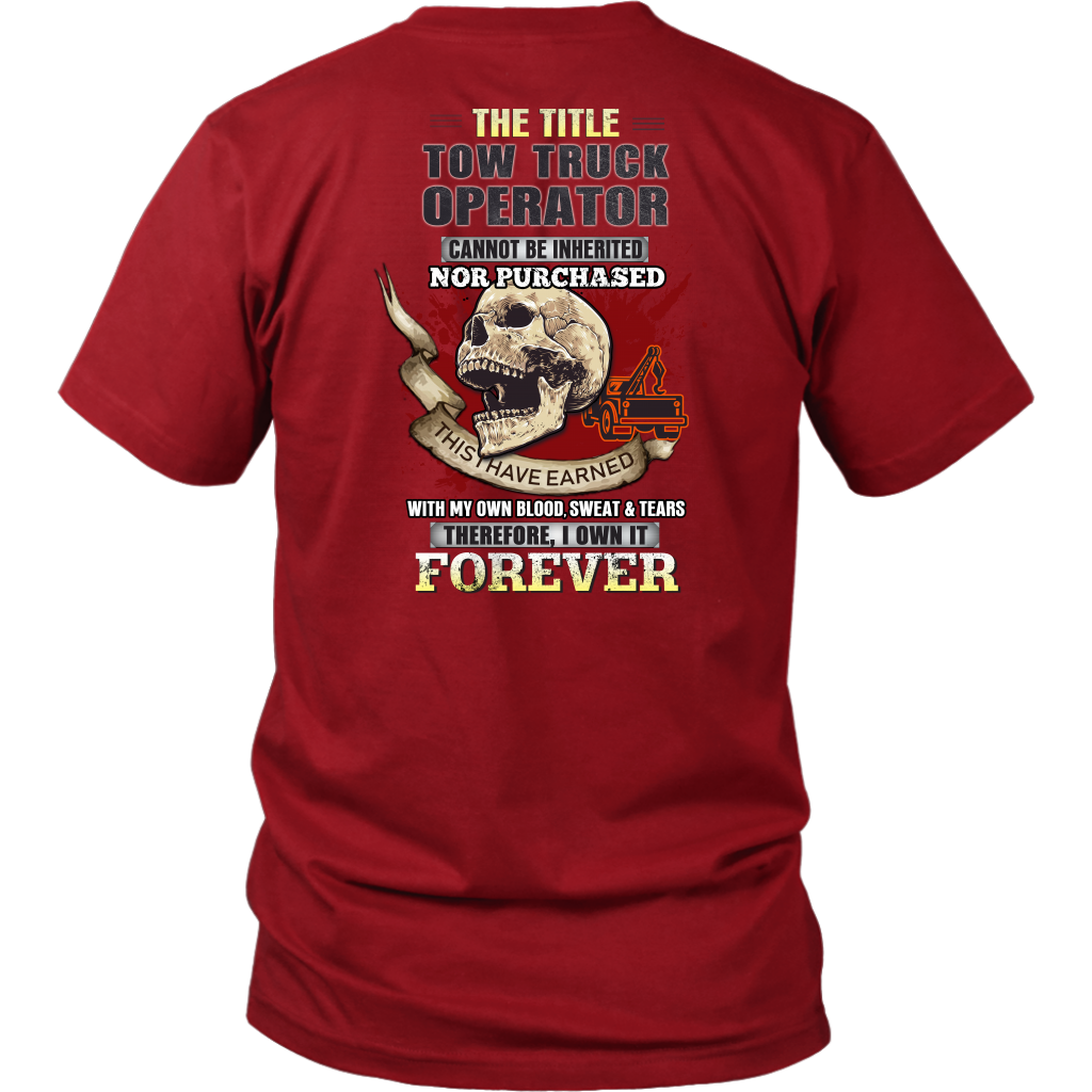 Proud Tow Truck Operator Hoodie