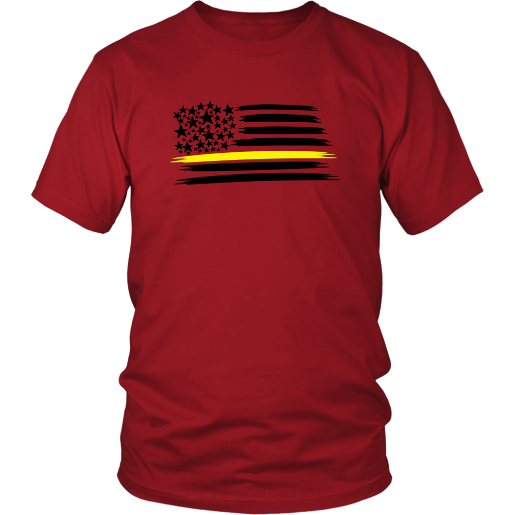 Thin Yellow Line USA Flag Shirt