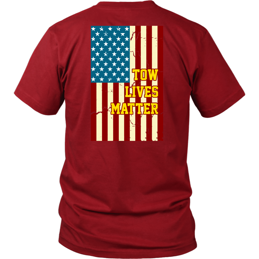 Tow Lives Matter USA Flag