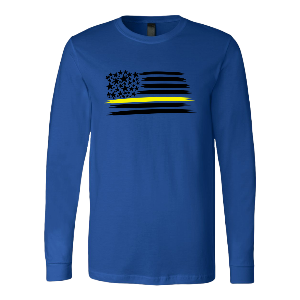 Thin Yellow Line USA Flag Shirt
