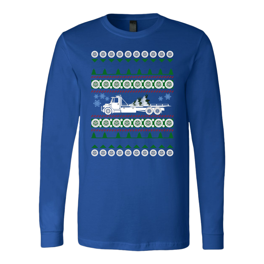 PROUD TOW TRUCK OPERATOR UGLY CHRISTMAS SWEATER