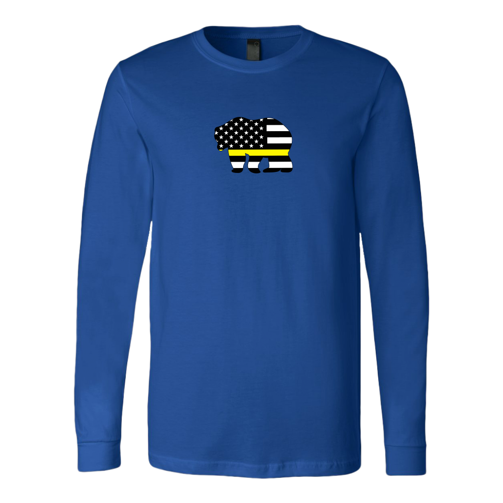 Thin Yellow Line Badge Bear Shirt