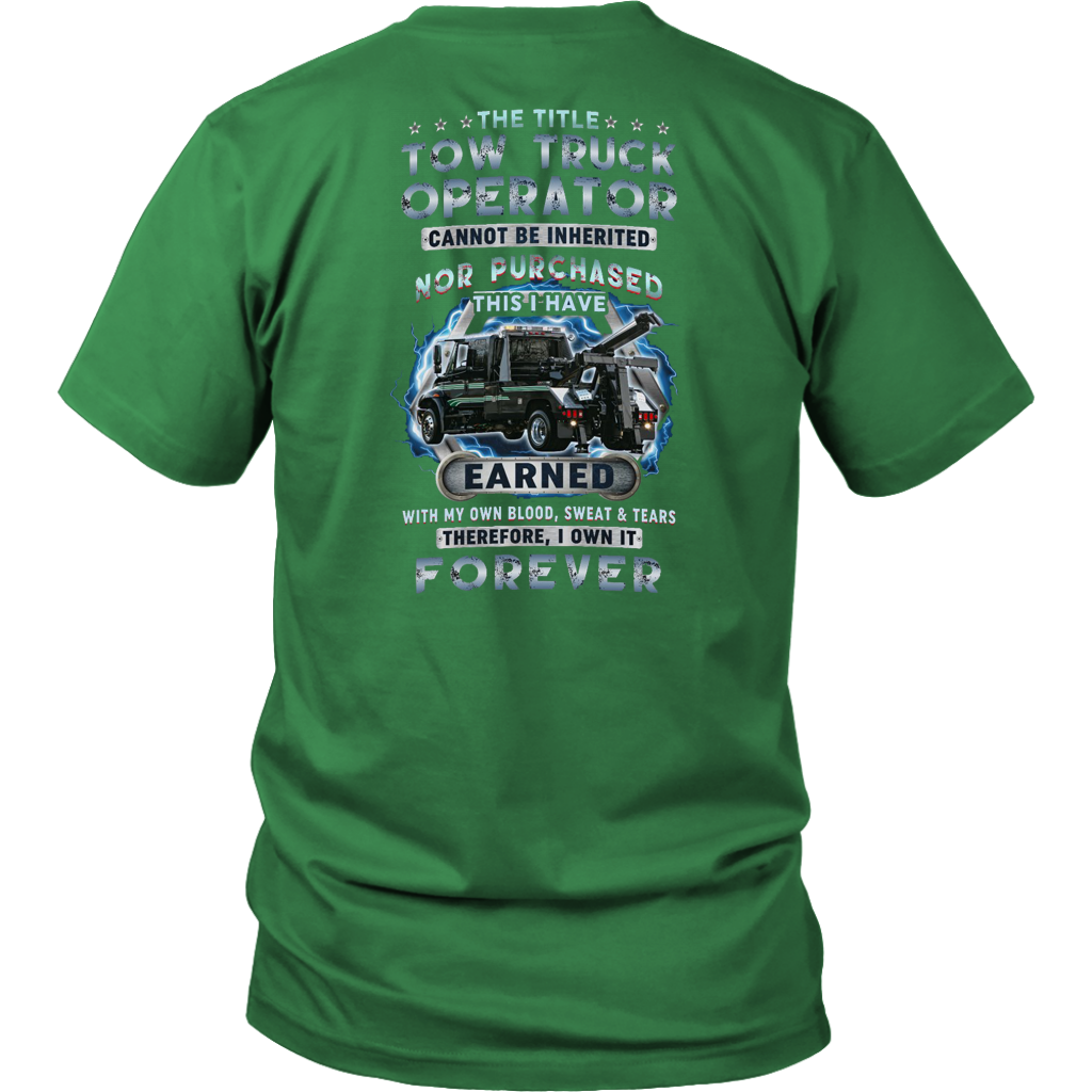 Proud Tow Truck Operator Shirt