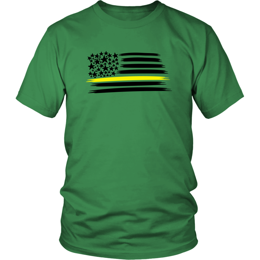 Thin Yellow Line USA Flag Shirt