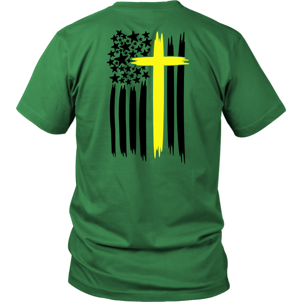 Thin Yellow Line Cross Shirt