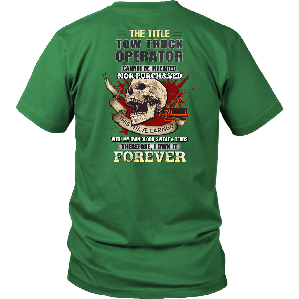 Proud Tow Truck Operator Hoodie