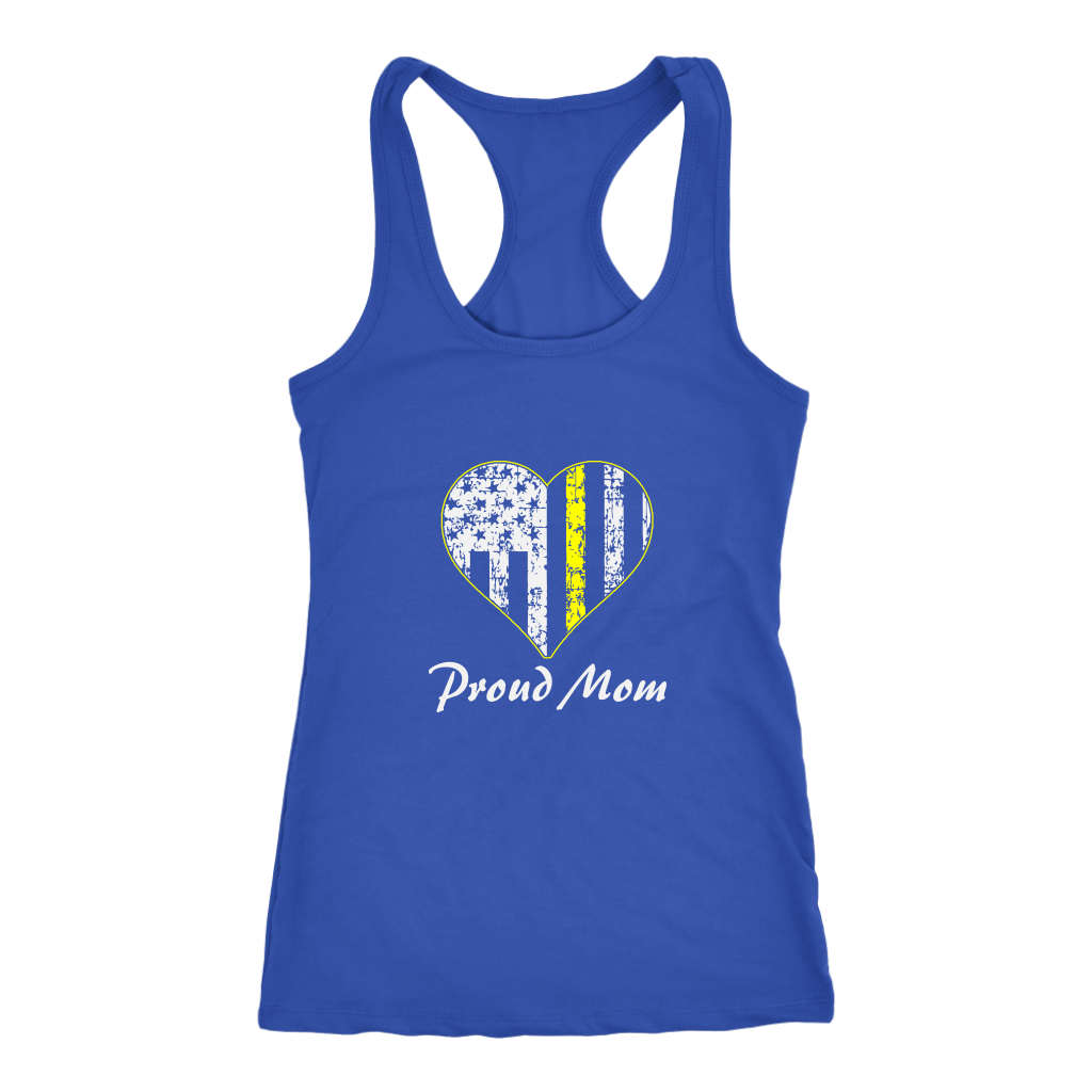 Proud Dispatcher Mom Thin Yellow Line Shirt