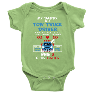 My Daddy Is A Tow Truck Driver Onesie