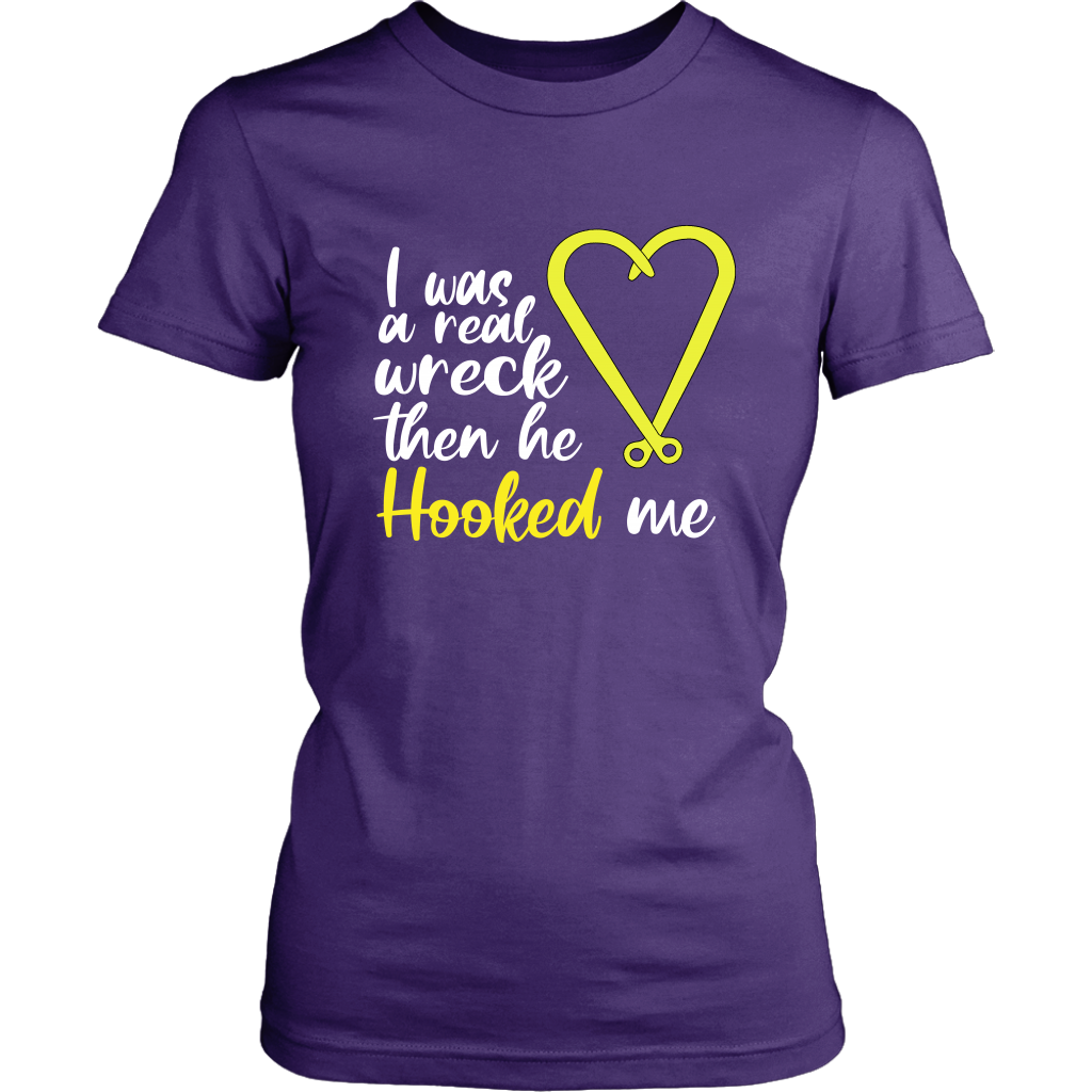 I was reack wrecker then he hooked me Shirt