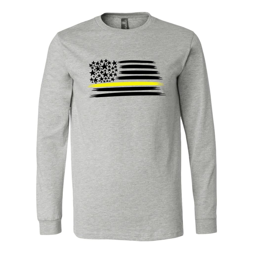 Thin Yellow Line USA Flag Shirt