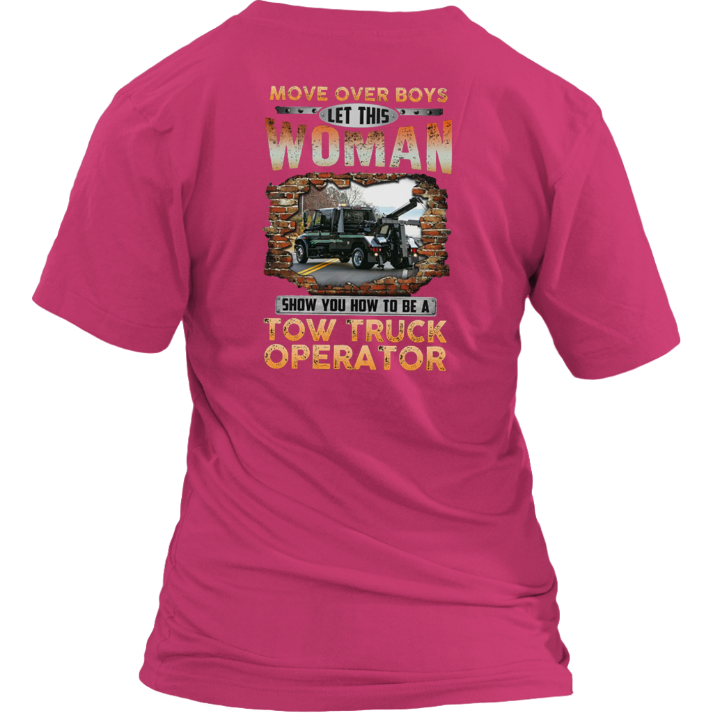 Tow Truck Operator Women Shirt