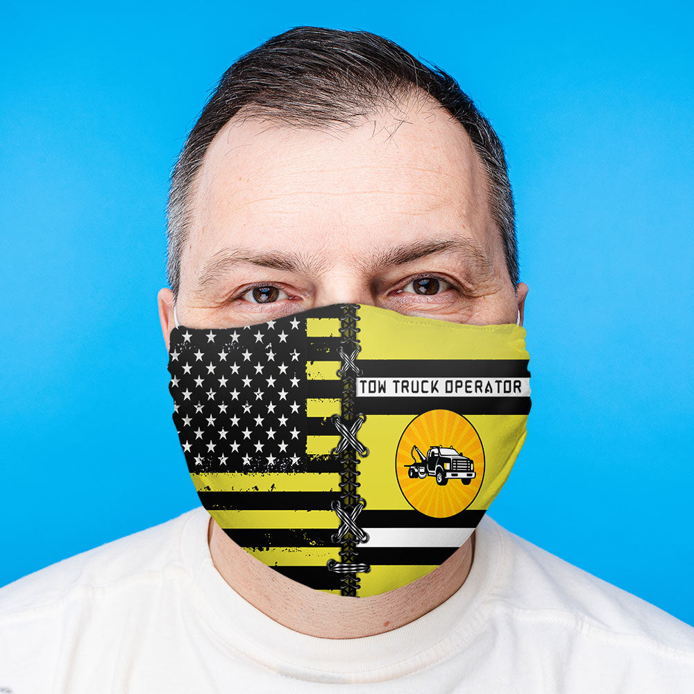 Proud Tow Truck Operator Face Mask (Unisex)