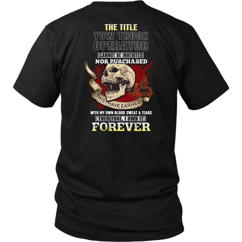 Proud Tow Truck Operator Hoodie