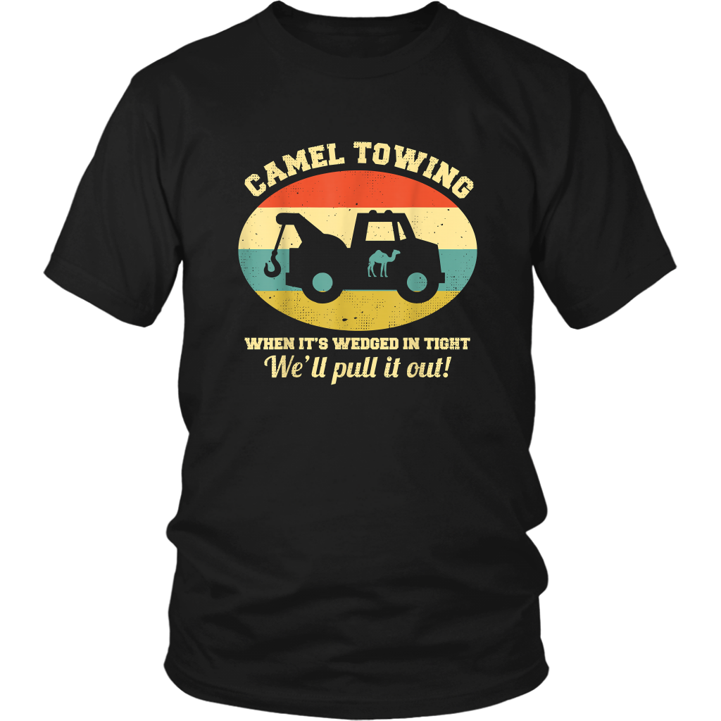 Camel Towing Retro Humor Saying Hoodie