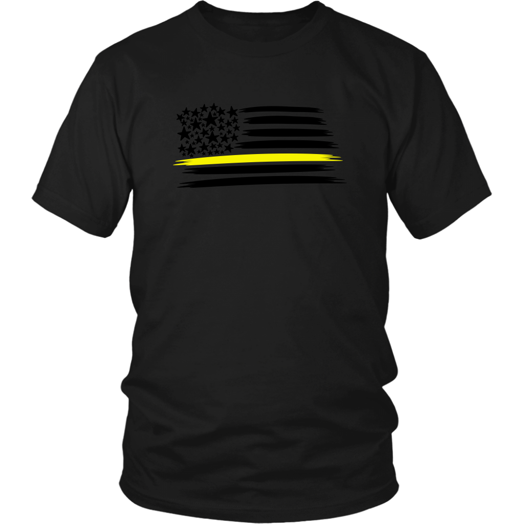 Thin Yellow Line USA Flag Shirt