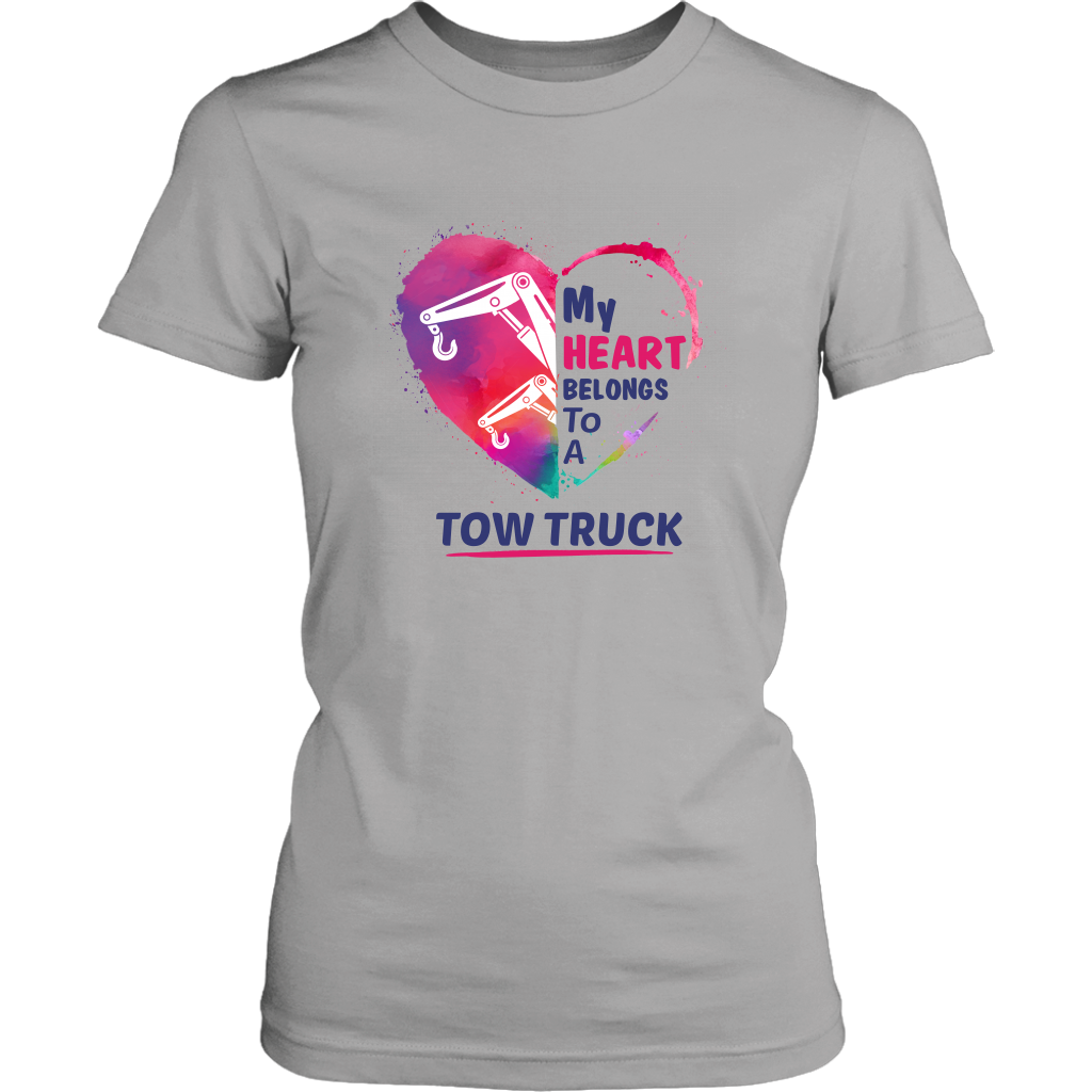 My Heart belongs to a Tow Truck Hoodie